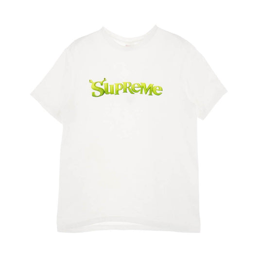 Supreme シュプリーム 21AW  Shrek Tee シュレック ロゴ 半袖 Tシャツ ホワイト系 S【中古】