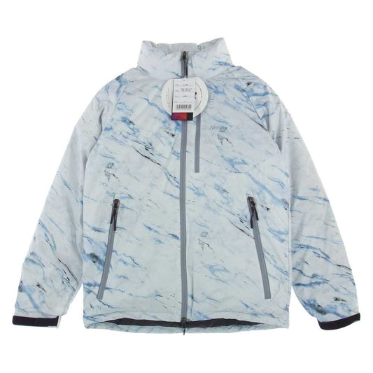 NANGA ナンガ N1ASM  AURORA STAND COLLAR DOWN JACKET MARBLE オーロラ スタンドカラー マーブル ダウン ジャケット ホワイト系 M【新古品】【未使用】【中古】