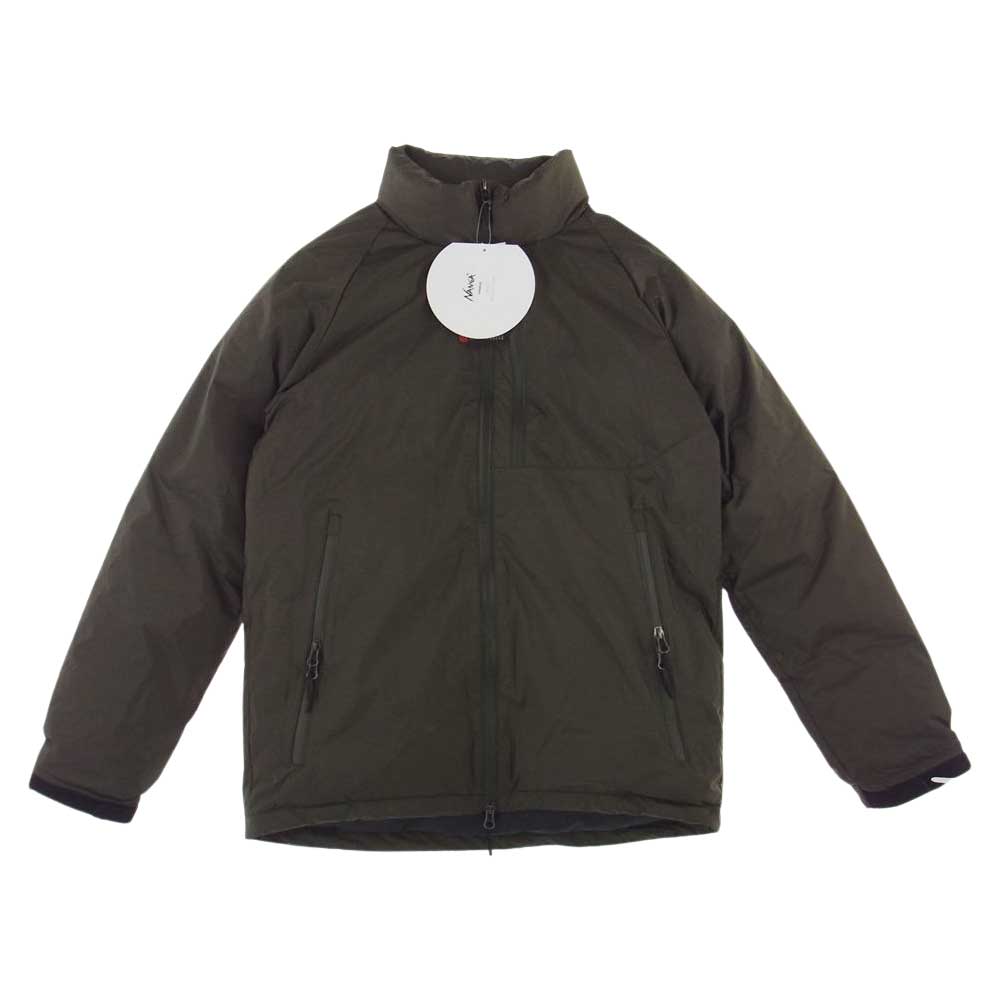 NANGA ナンガ N1ASKHG2  AURORA STAND COLLAR DOWN JACKET MARBLE オーロラ スタンドカラー ダウン ジャケット グリーン系 L【新古品】【未使用】【中古】