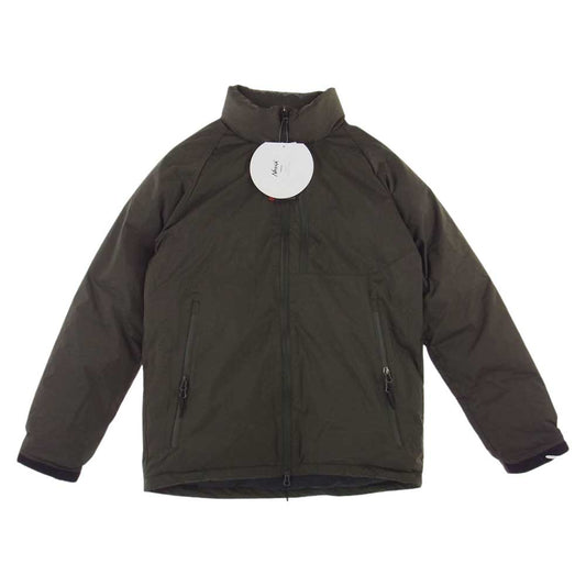 NANGA ナンガ N1ASKHG2  AURORA STAND COLLAR DOWN JACKET MARBLE オーロラ スタンドカラー ダウン ジャケット グリーン系 L【新古品】【未使用】【中古】