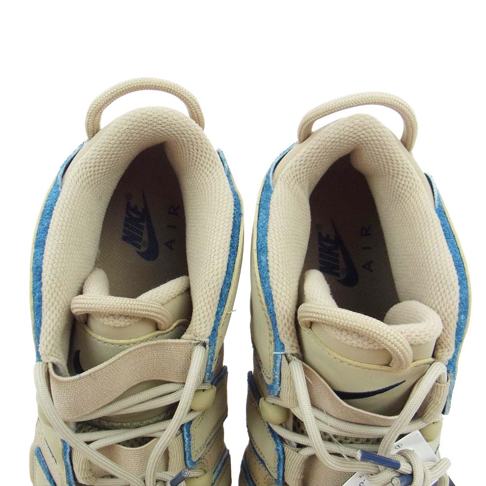 NIKE ナイキ DV6993-200 AIR MORE UPTEMPO 96 エア モア アップテンポ 96 ハイカット スニーカー ベージュ系 ブルー系 28.0cm【新古品】【未使用】【中古】