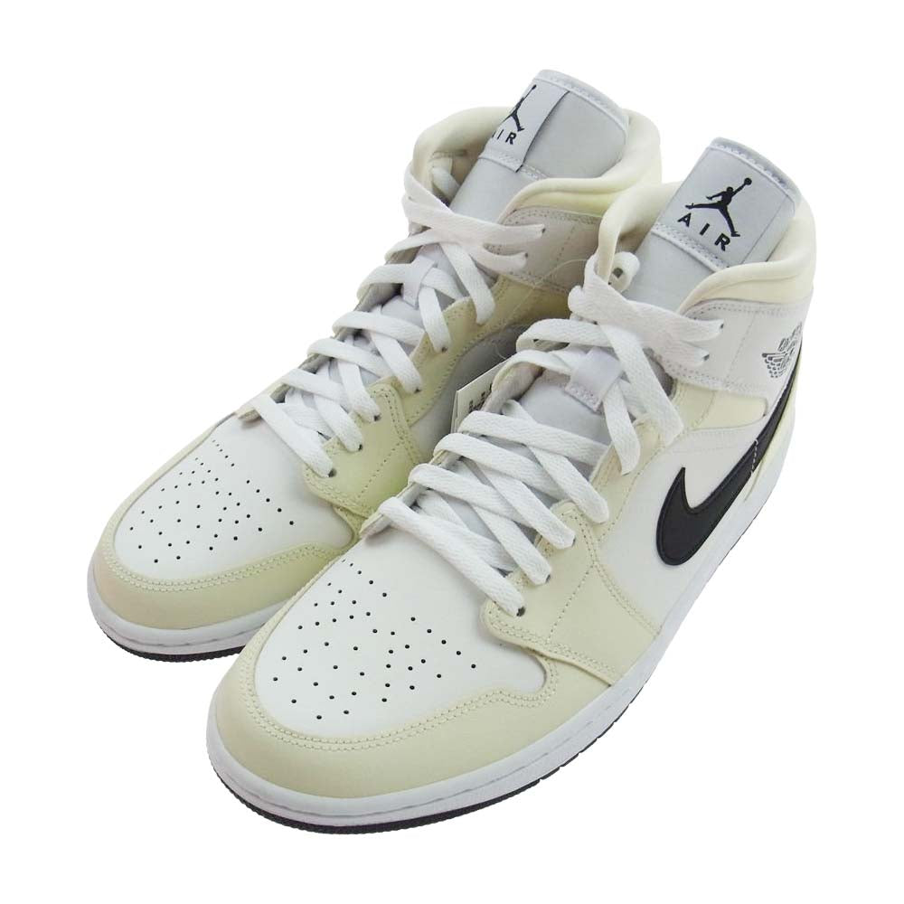 NIKE AIR JORDAN ナイキ ジョーダン BQ6472-121 WMNS AIR JORDAN 1 MID COCONUT MILK ウィメンズ エアジョーダン1 ミッド ココナッツ ミルク ミッドカット スニーカー オフホワイト系 29.0cm【新古品】【未使用】【中古】