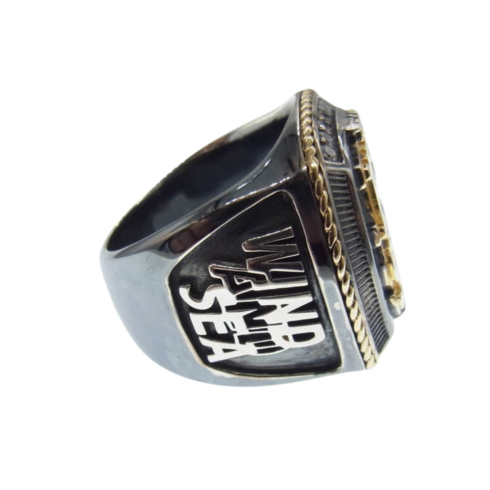 HYSTERIC GLAMOUR ヒステリックグラマー WIND AND SEA HYS SEA WDS-HYS-3-14 WDS 3rd RING サード カレッジ リング シルバー系【中古】