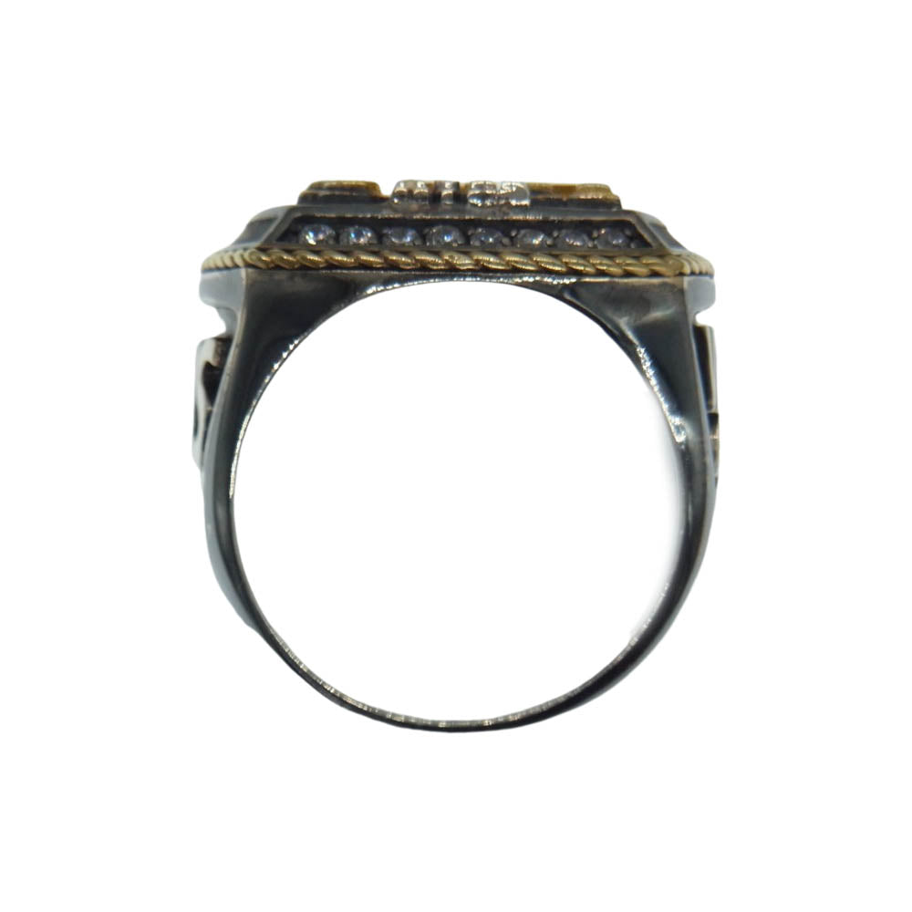 HYSTERIC GLAMOUR ヒステリックグラマー WIND AND SEA HYS SEA WDS-HYS-3-14 WDS 3rd RING サード カレッジ リング シルバー系【中古】