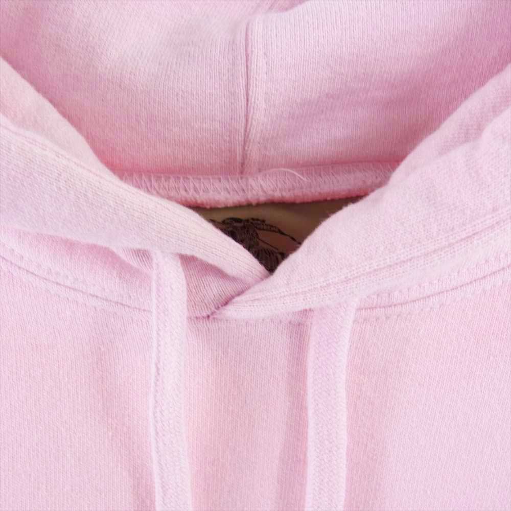 Supreme シュプリーム 22SS 【クリーニング済】Burberry Box Logo Hooded Sweatshirts バーバリー ボックスロゴフーデッドスウェットシャツ パーカー フーディ ピンク系 XL【中古】
