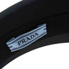 PRADA プラダ Re-Nylon トライアングルロゴプレート ナイロン カチューシャ ヘッドバンド ブラック ブラック系【極上美品】【中古】