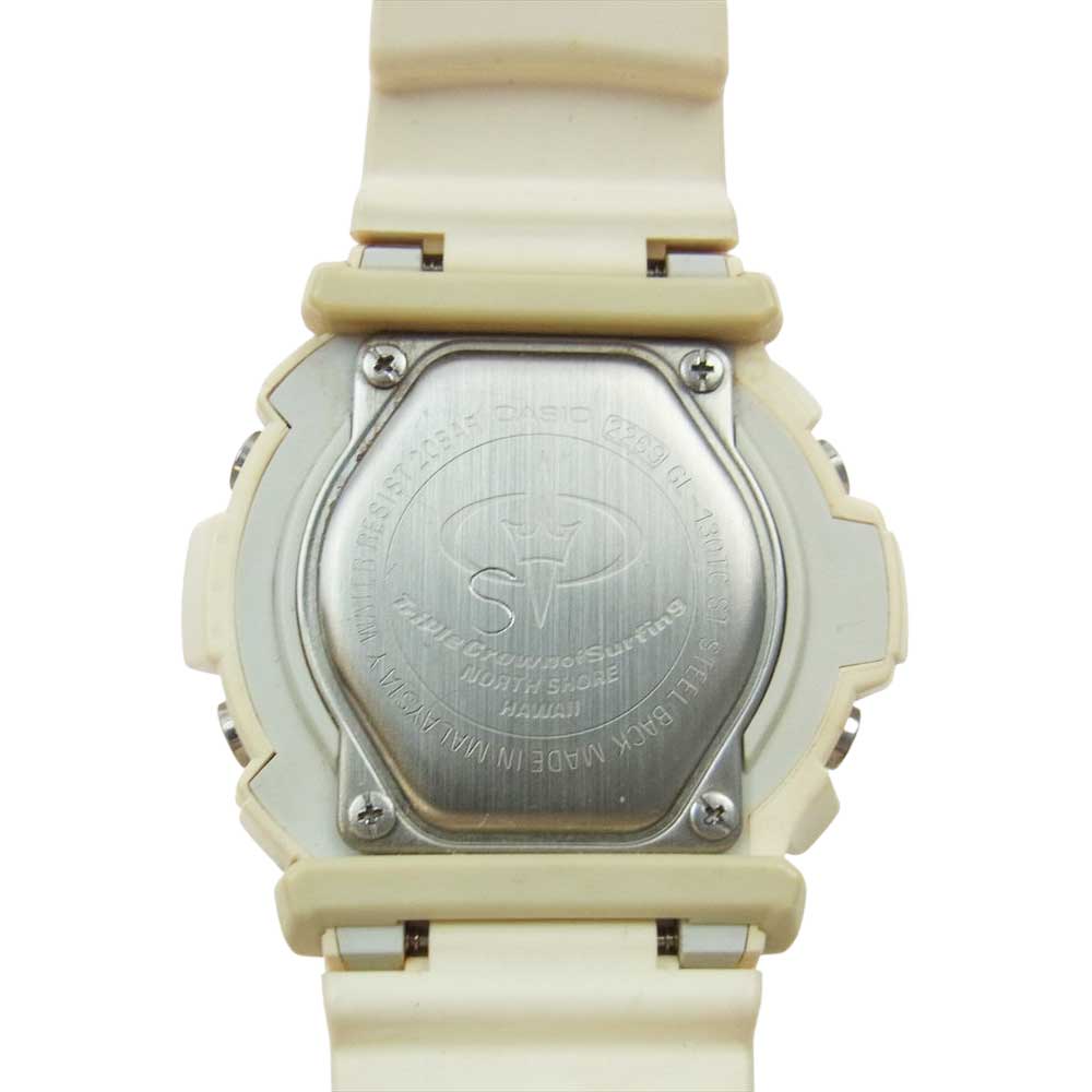 CASIO G-SHOCK カシオ ジーショック GL-130TC TRIPLE CROWN OF SURFING G-LIDE 2001 トリプルクラウン サーフィン ウォッチ 腕時計 ホワイト系【中古】