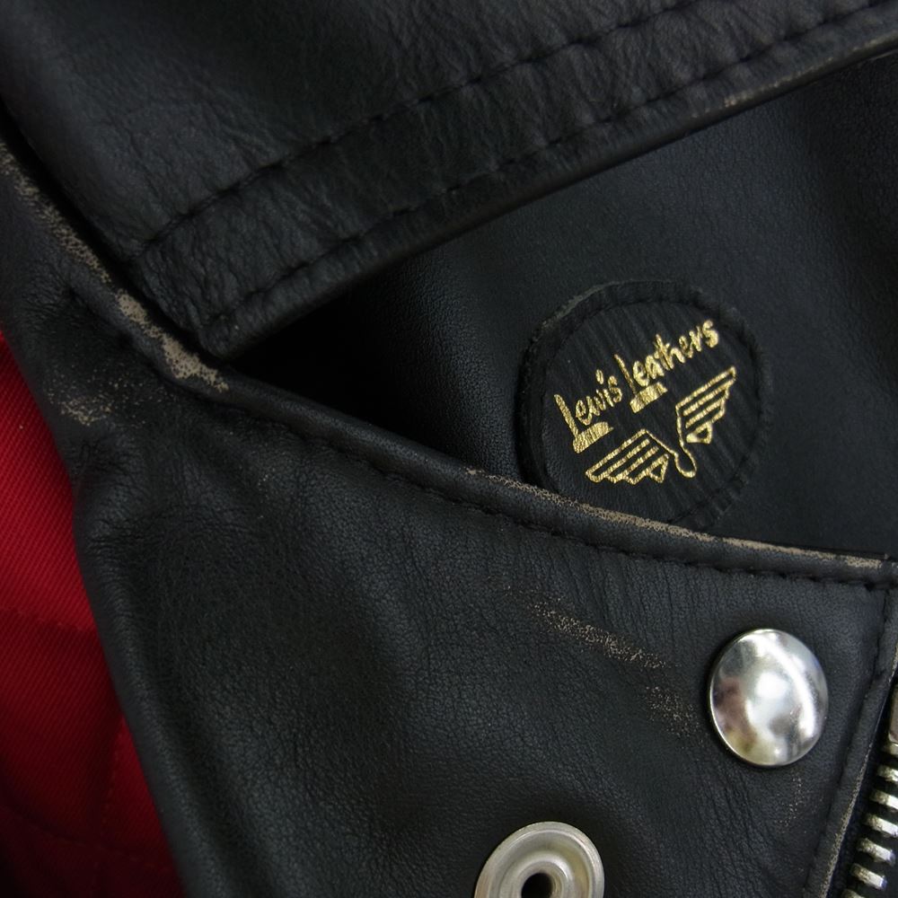 COMME des GARCONS コムデギャルソン Lewis Leathers ルイスレザー LIGHTNING 391T KZ-J001 AD2021 LIVE FREE ライトニング ライブフリー ヴィンテージ加工 ダブルライダースジャケット ブラック系 38【極上美品】【中古】