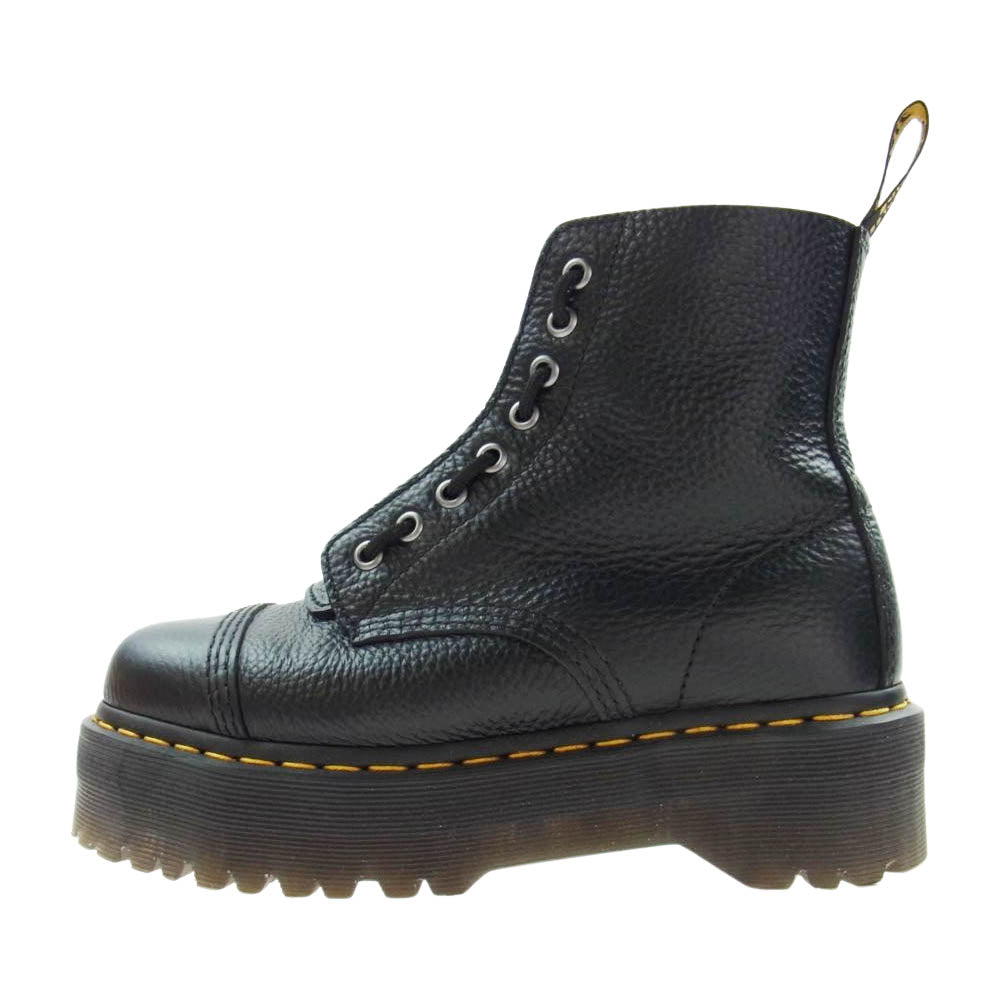 Dr.Martens ドクターマーチン 22564001 SINCLAIR JUNGLE BOOTS シンクレア フロントジップ 厚底 コンバット ジャングルブーツ ブラック系 UK6【中古】