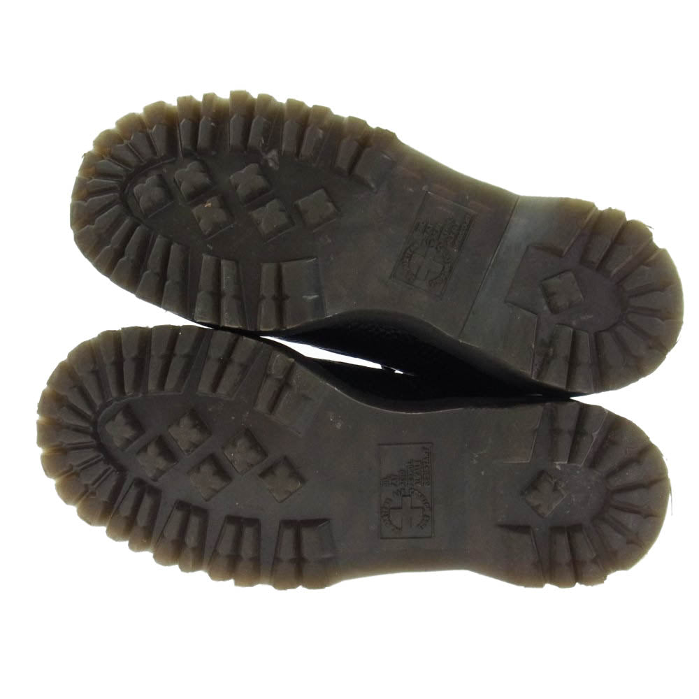 Dr.Martens ドクターマーチン 22564001 SINCLAIR JUNGLE BOOTS シンクレア フロントジップ 厚底 コンバット ジャングルブーツ ブラック系 UK6【中古】