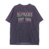 Supreme シュプリーム 20SS Cotton Mesh Gradient Logo S/S Top グラディエント メッシュ ロゴ 半袖Tシャツ ブラック系 M【中古】