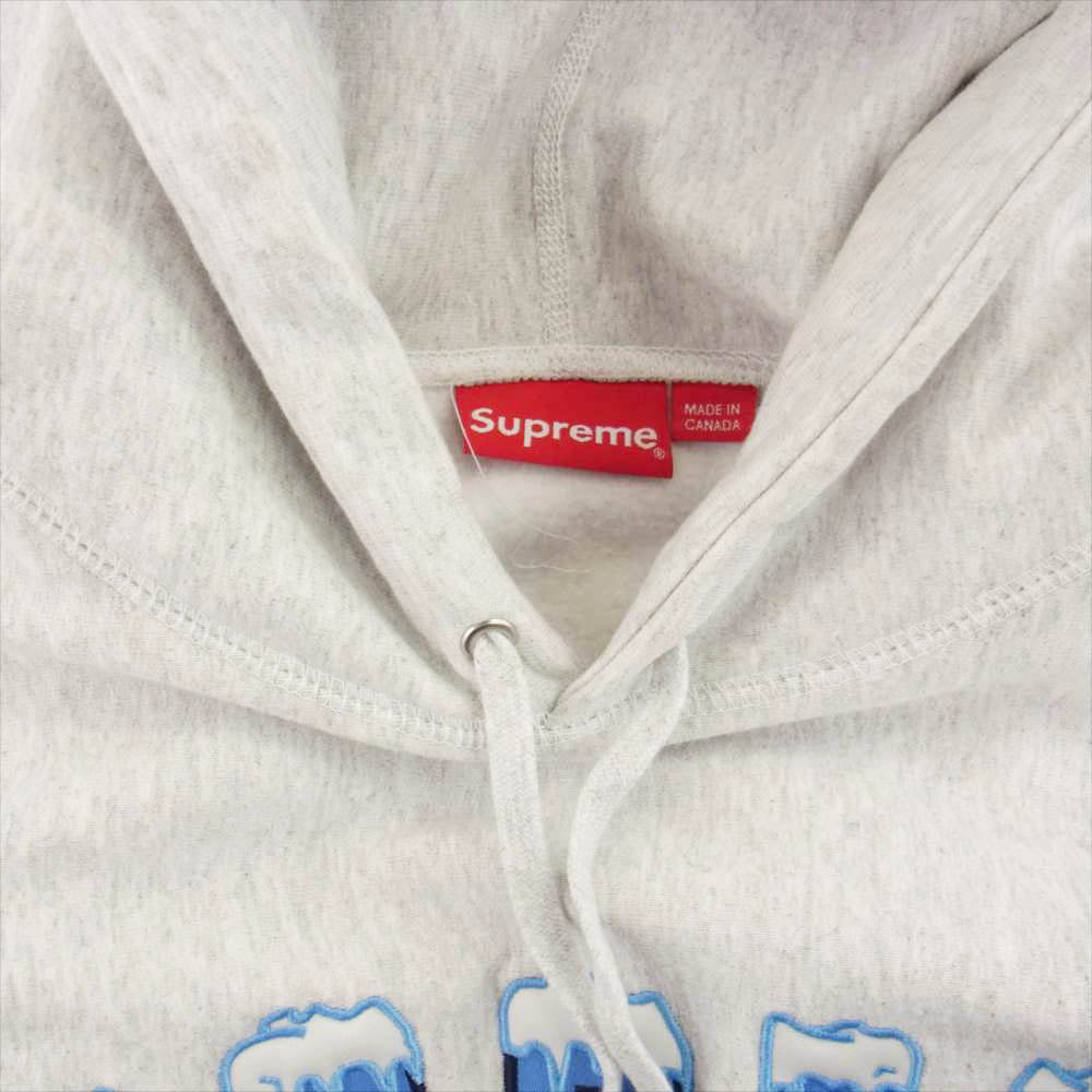 Supreme シュプリーム 20AW Icy Arc Hooded Sweatshirt アイシー アーチ ロゴ プルオーバー パーカー フーディ グレー系 M【中古】