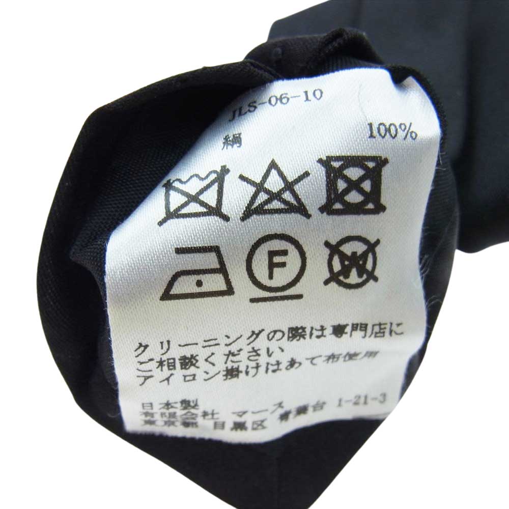 JOHN LAWRENCE SULLIVAN ジョンローレンスサリバン JLS-06-10 SILK TWILL NEC? TIE シルク100％ シルクサテン ネクタイ ナロータイ ブラック系【中古】