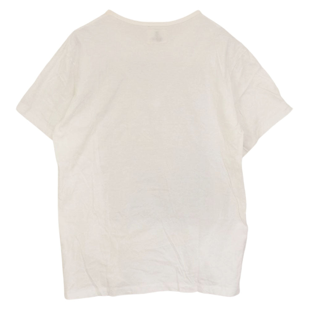 Yohji Yamamoto ヨウジヤマモト ND-T75-997 B Yohji Yamamoto PRINT T A 朝倉優佳 山本耀司メッセージ 半袖 Tシャツ ホワイト系 2【中古】