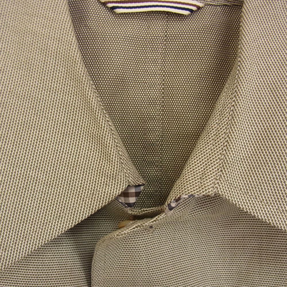 Aquascutum アクアスキュータム A9460317 コットン リネン混 ジャケット ベージュ系 M【極上美品】【中古】