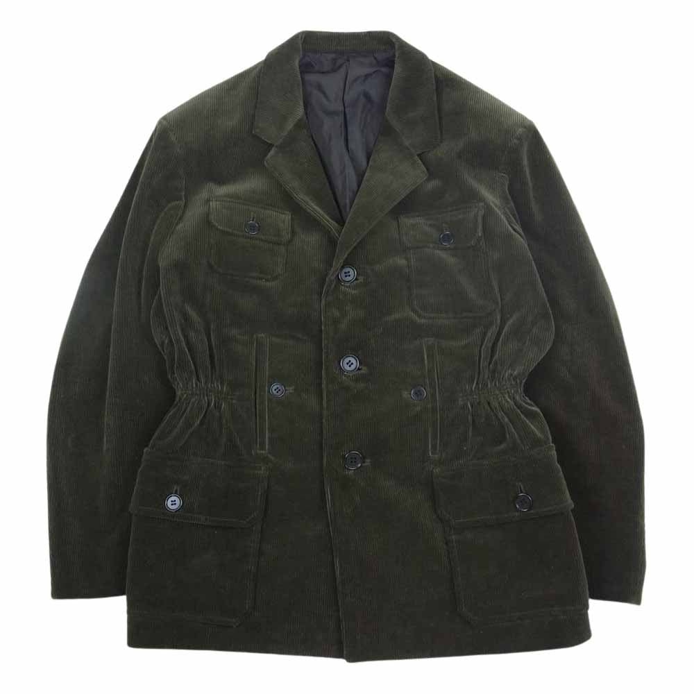 Y's Yohji Yamamoto ワイズ ヨウジヤマモト 96SS YF-J10-004 ヴィンテージ アーカイブ コーデュロイ ミリタリー コーデュロイ ジャケット カーキ系【中古】
