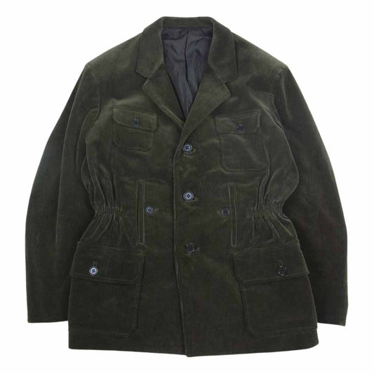 Y's Yohji Yamamoto ワイズ ヨウジヤマモト 96SS YF-J10-004 ヴィンテージ アーカイブ コーデュロイ ミリタリー コーデュロイ ジャケット カーキ系【中古】