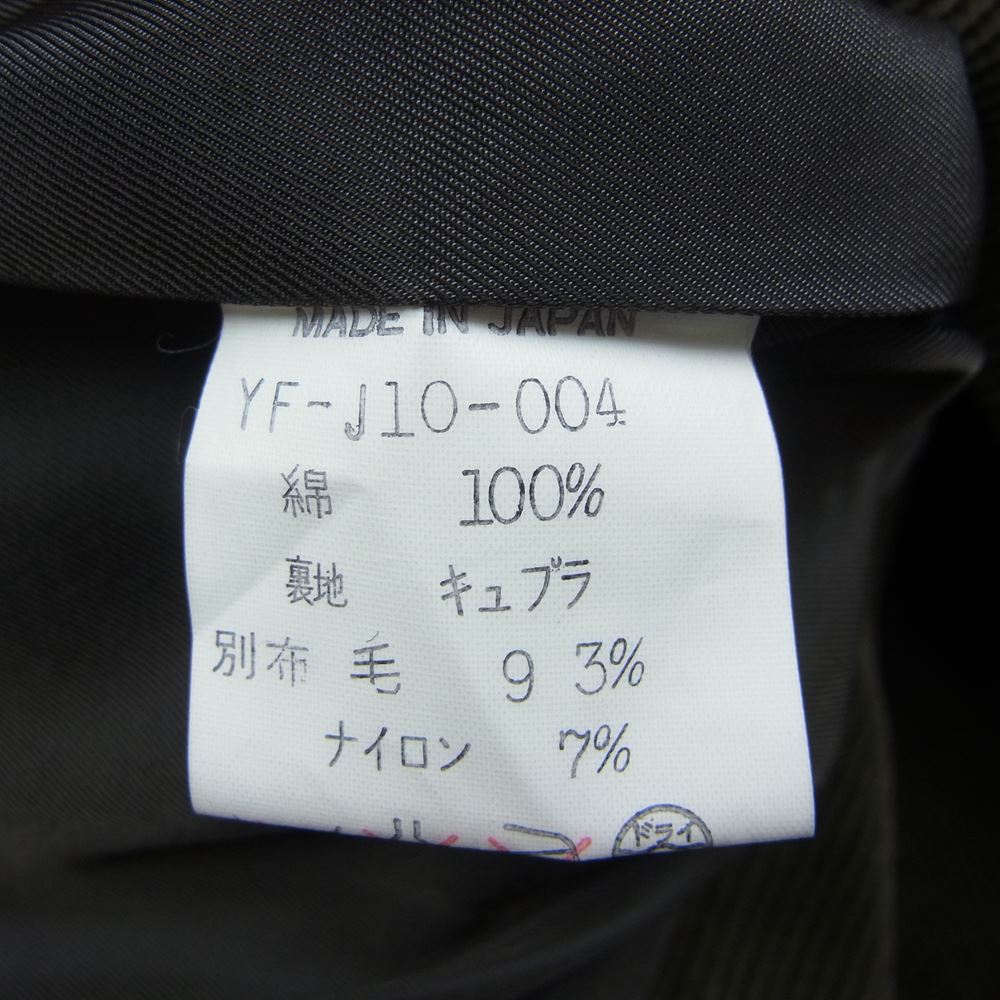 Y's Yohji Yamamoto ワイズ ヨウジヤマモト 96SS YF-J10-004 ヴィンテージ アーカイブ コーデュロイ ミリタリー コーデュロイ ジャケット カーキ系【中古】