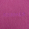 HERMES エルメス 英国製 カシミヤ100％ フリンジ マフラー ピンク系【中古】