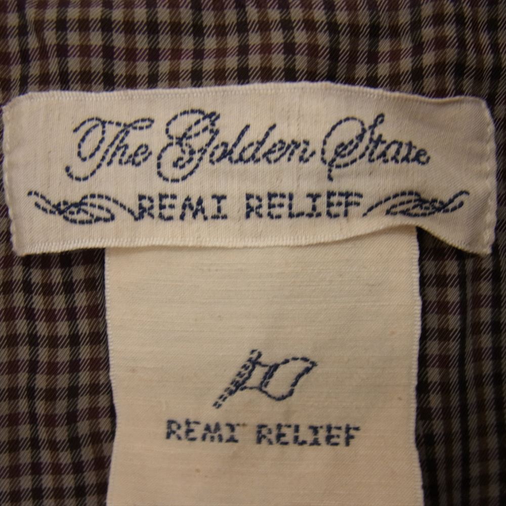 REMI RELIEF レミレリーフ ストレッチ コーデュロイ ジャケット ブラウン系 M【中古】