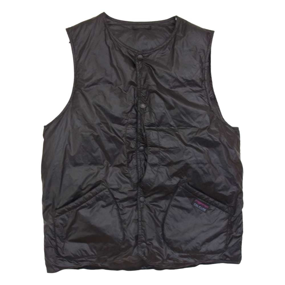 NANGA ナンガ CAL O LINE キャルオーライン BLACK HOLE DOWN VEST リバーシブル ダウン ベスト ブラック ブラック系【美品】【中古】