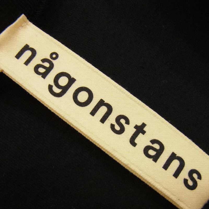 ナゴンスタンス 470ES183-0680 コットンジャージィ 立体ドレス バルーン ワンピース ブラック系 38【中古】