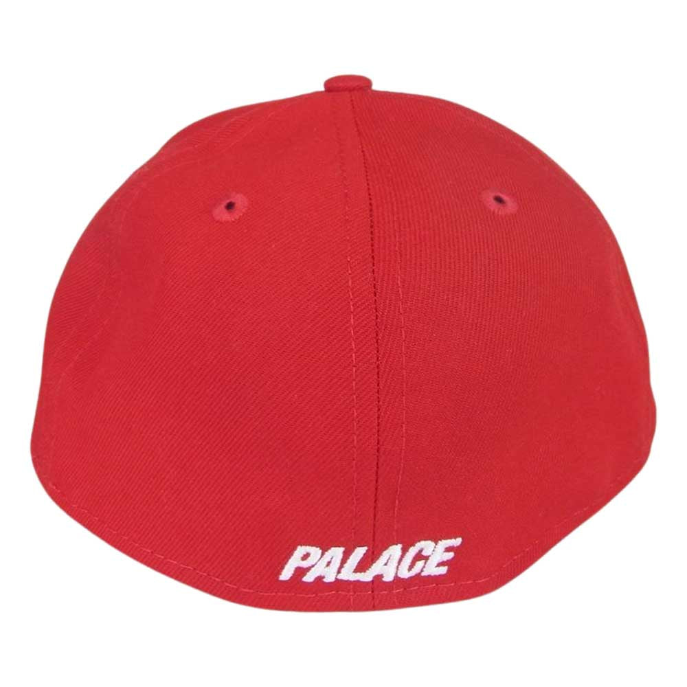 パレス TEMPTATION NEW ERA 59 FIFTY ニューエラ エンジェル デビル エンブロイダリ― P刺繍 キャップ レッド系 7.5【中古】
