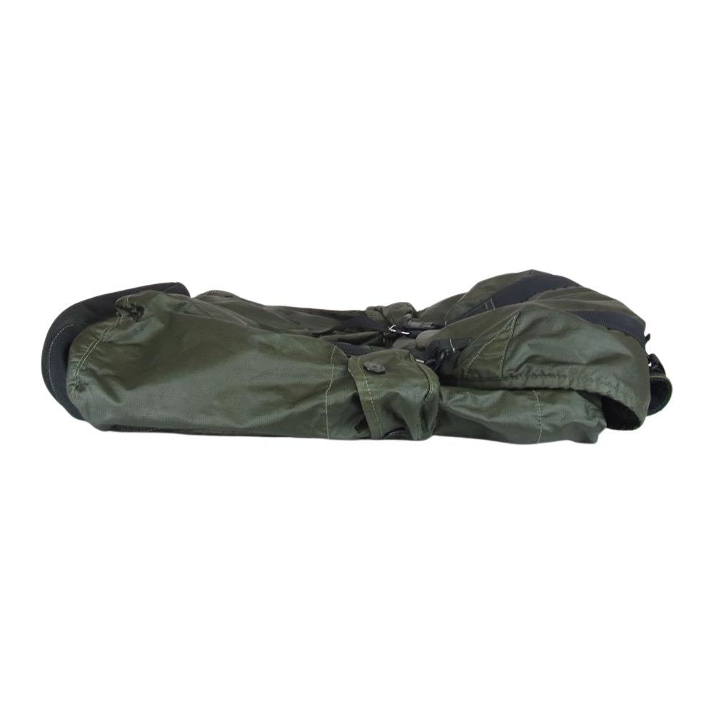 STONE ISLAND ストーンアイランド 751590370 Mussola Gommata backpack ロゴワッペン バックパック リュック カーキ系【中古】