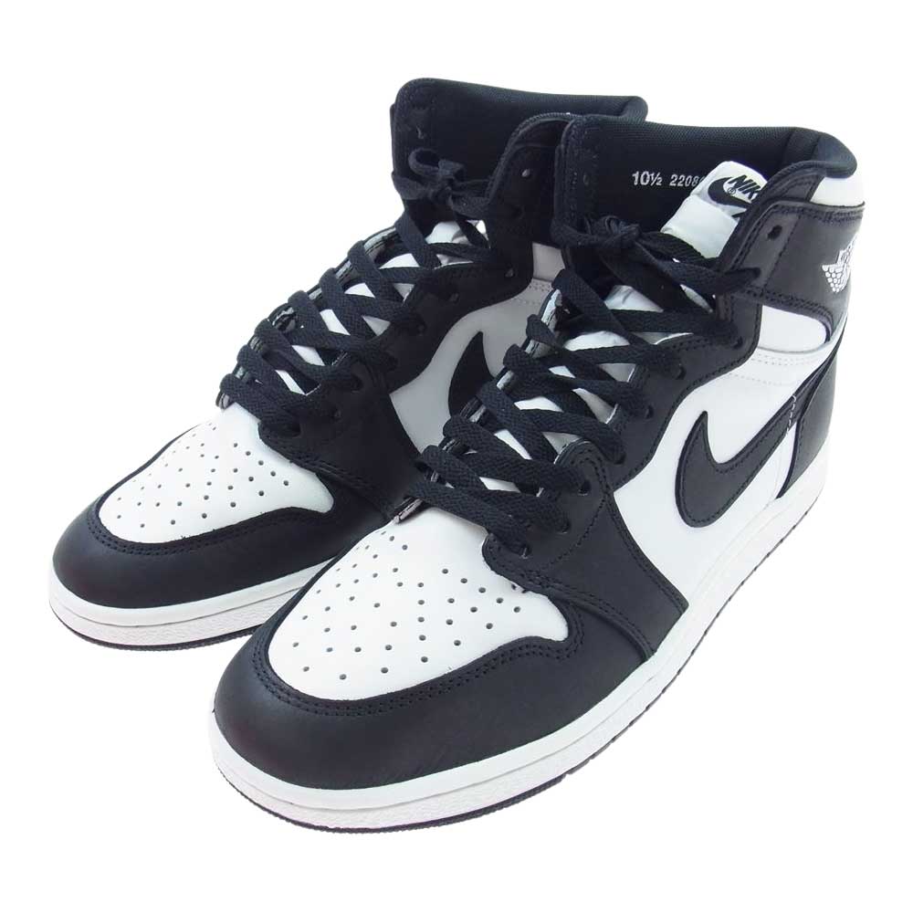 NIKE ナイキ BQ4422-001 Air Jordan 1 High 85 AJ1 エアジョーダン ハイ パンダ スニーカー ブラック系 ホワイト系 28.5cm【新古品】【未使用】【中古】