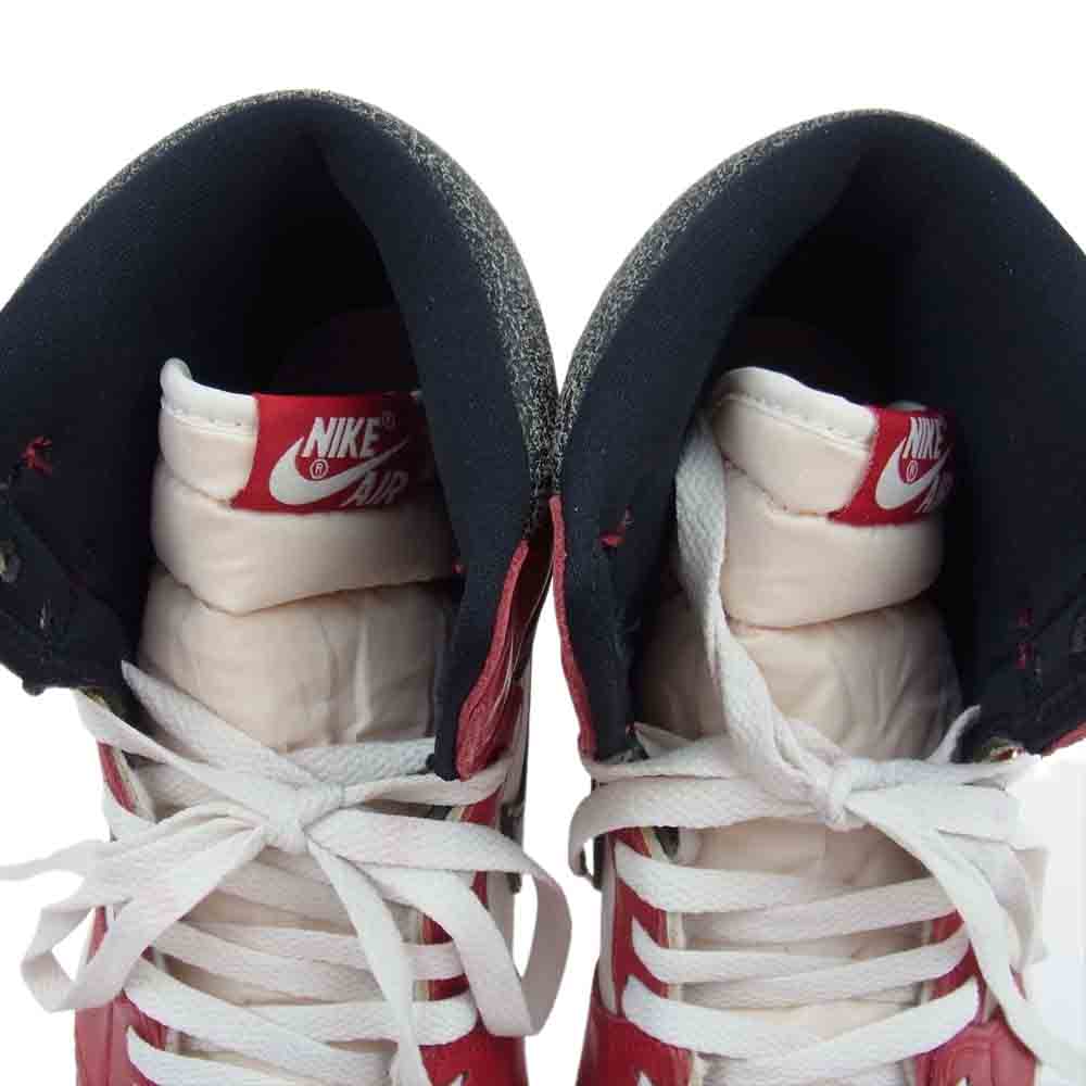 NIKE ナイキ DZ5485-612 Air Jordan 1 AJ1 High OG Lost&Found Chicago エアジョーダン ハイ ロストファウンド シカゴ スニーカー レッド系 ホワイト系 28.5cm【新古品】【未使用】【中古】