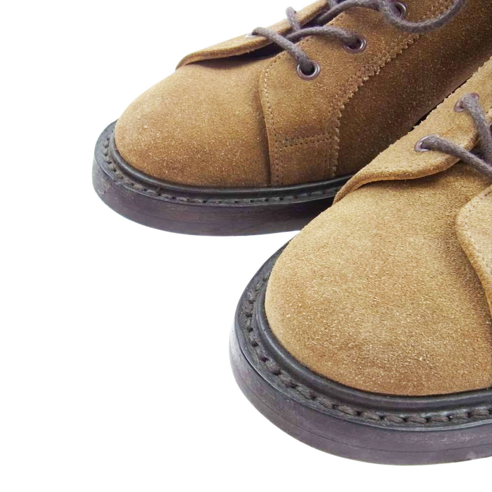 Tricker's トリッカーズ 6077 英国製 モンキーブーツ ダイナイトソール スエード ブーツ ブラウン系【中古】