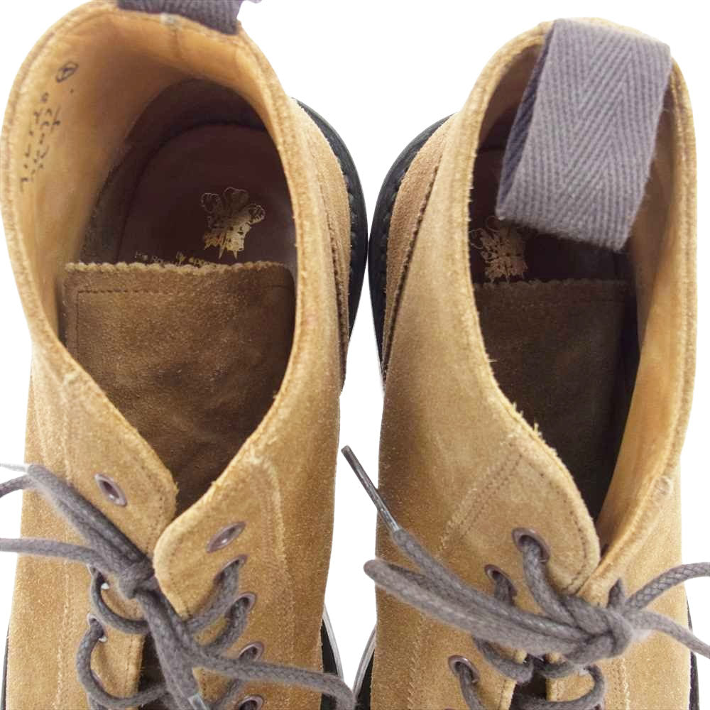 Tricker's トリッカーズ 6077 英国製 モンキーブーツ ダイナイトソール スエード ブーツ ブラウン系【中古】