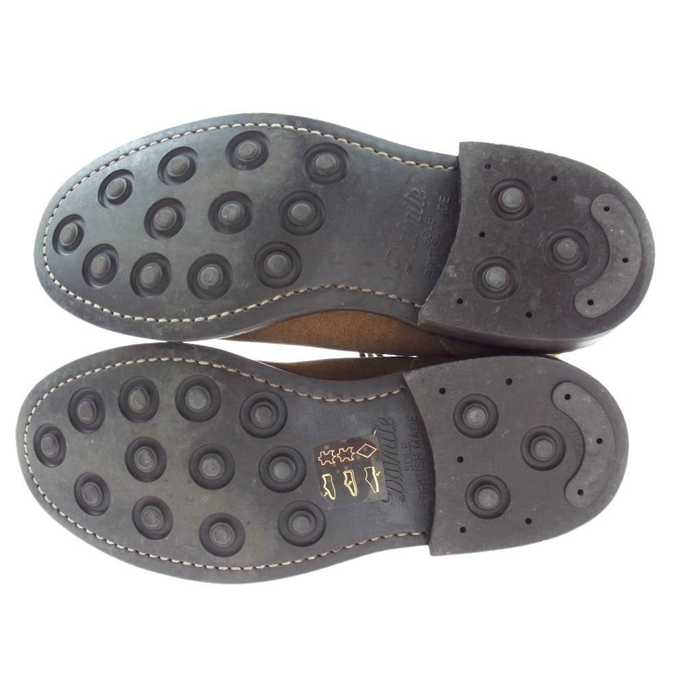 Tricker's トリッカーズ 6077 英国製 モンキーブーツ ダイナイトソール スエード ブーツ ブラウン系【中古】
