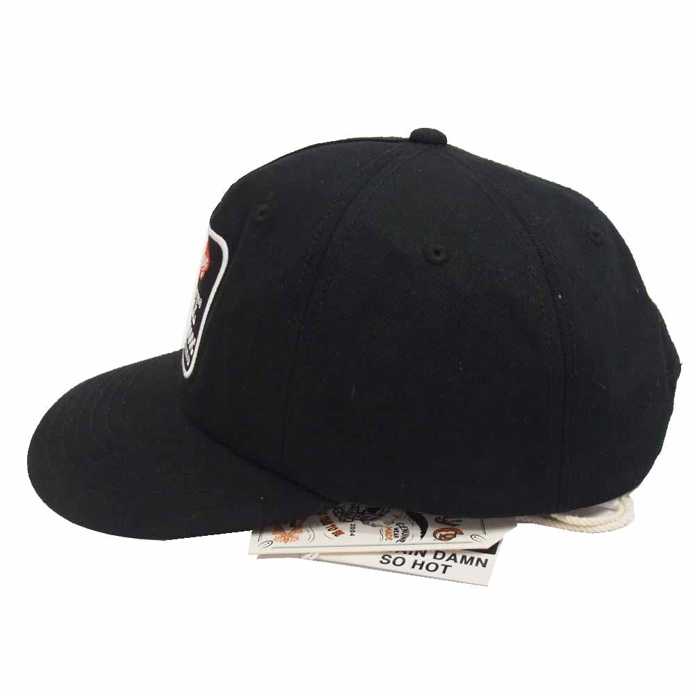 CALEE キャリー 22AW CL-002VANS 122C1160199 VANS FOL Wappen cap バンズ ワッペン キャップ ブラック系 F【新古品】【未使用】【中古】