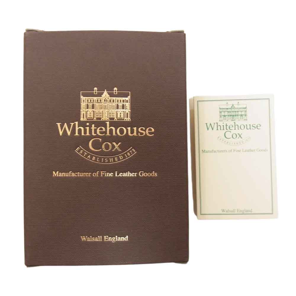 WHITE HOUSE COX ホワイトハウスコックス S9692 BRIDLE LEATHER KEY CASE WITH RING ブライドルレザー 6連 キーケース ダークグレー系【極上美品】【中古】