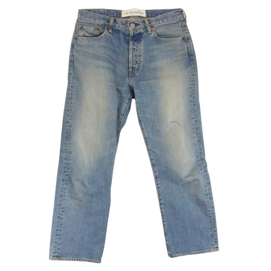 ザ シンゾーン STRAIGHT DENIM ウォッシュ加工 ストレート デニム パンツ インディゴブルー系 38【中古】