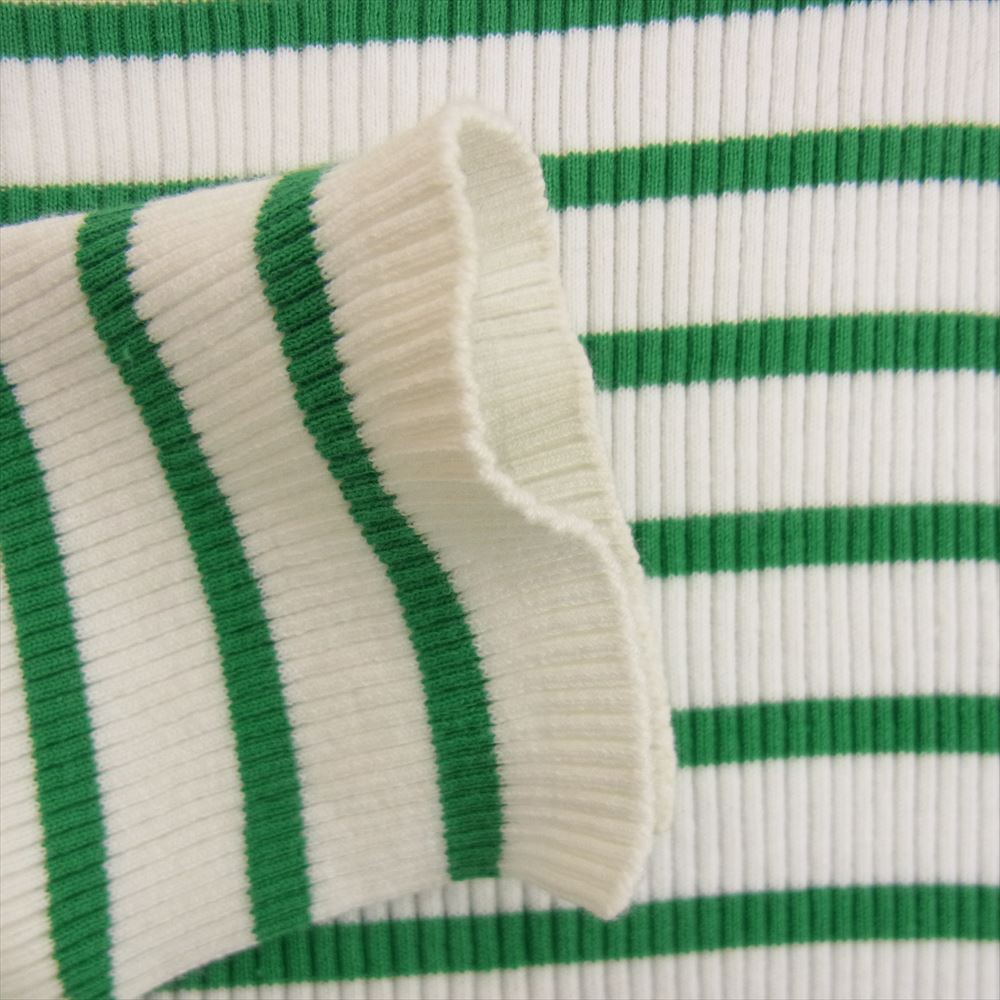 AURALEE オーラリー A22SB01RH  Ron Herman ロンハーマン RIB BOAT NECK L/S TEE リブカットソー グリーン系 1【中古】