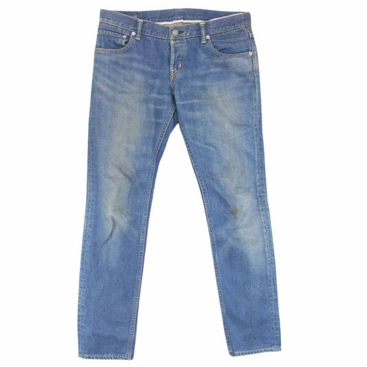 VISVIM ビズビム 14AW WMV 0314205005004 SOCIAL SCULPTURESS-S DMGD ソーシャル スカルプチャー ダメージ デニムパンツ インディゴブルー系 3【中古】