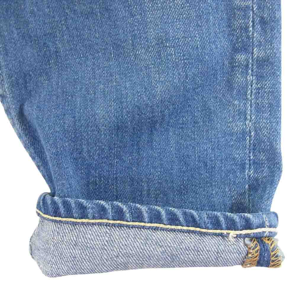 VISVIM ビズビム 14AW WMV 0314205005004 SOCIAL SCULPTURESS-S DMGD ソーシャル スカルプチャー ダメージ デニムパンツ インディゴブルー系 3【中古】
