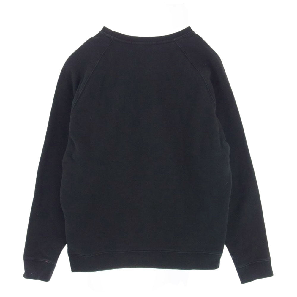 MSGM エムエスジーエム 2740MM104 ペイント ロゴプリント クルーネック スウェット トレーナー ブラック系 S【中古】