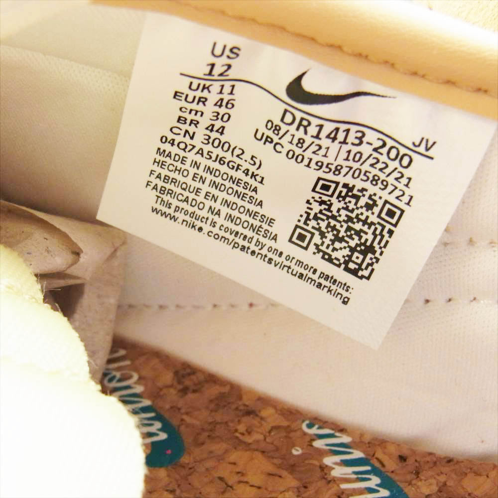 NIKE ナイキ DR1413-200 CORTEZ SP UNION SESAME コルテッツ スペシャル ユニオン セサミ スニーカー マルチカラー系 30cm【新古品】【未使用】【中古】