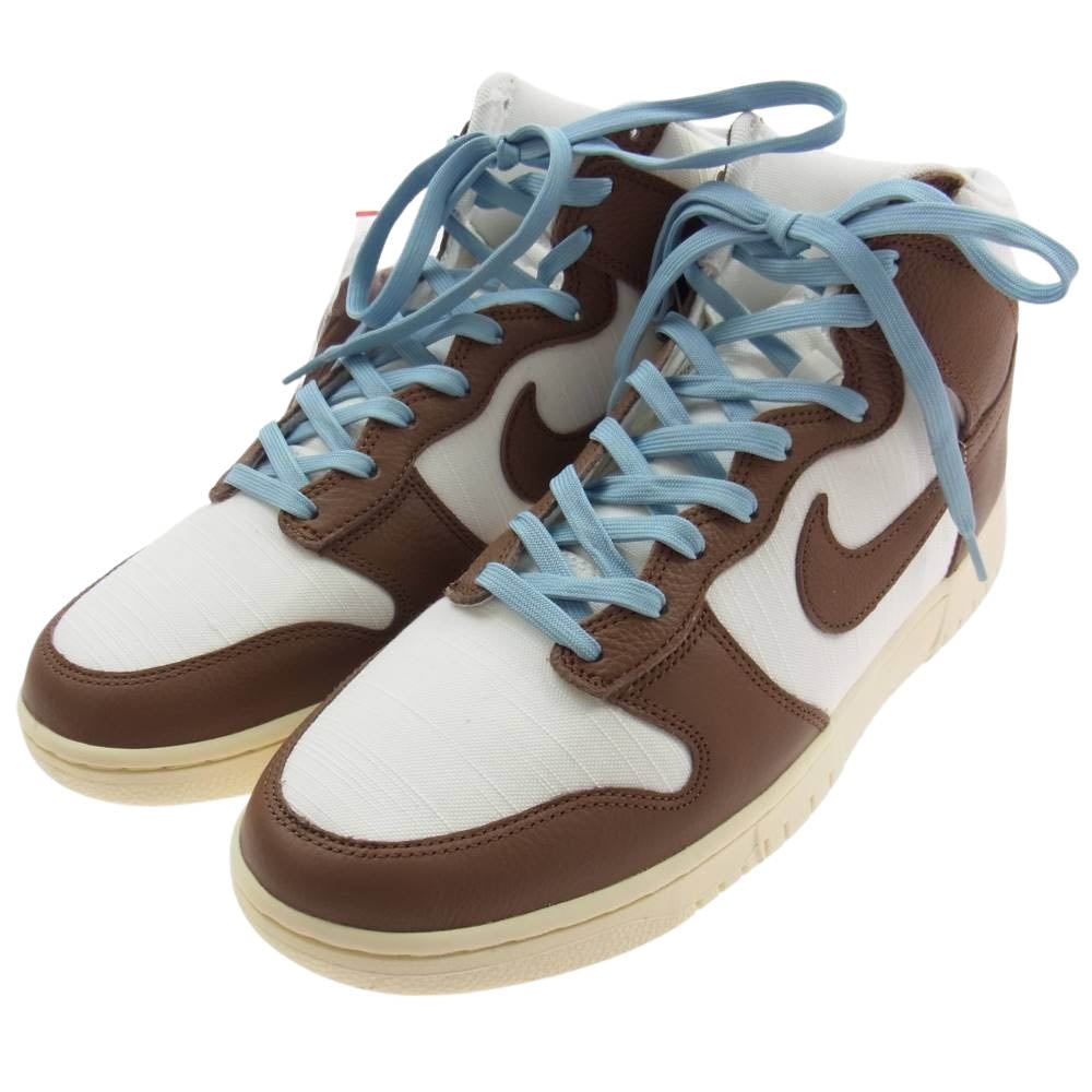 NIKE ナイキ DQ8800-200 DUNK HI RETRO PRM ダンク ハイ レトロ プレミアム ピーカン スニーカー ホワイト系 ブラウン系 30cm【新古品】【未使用】【中古】