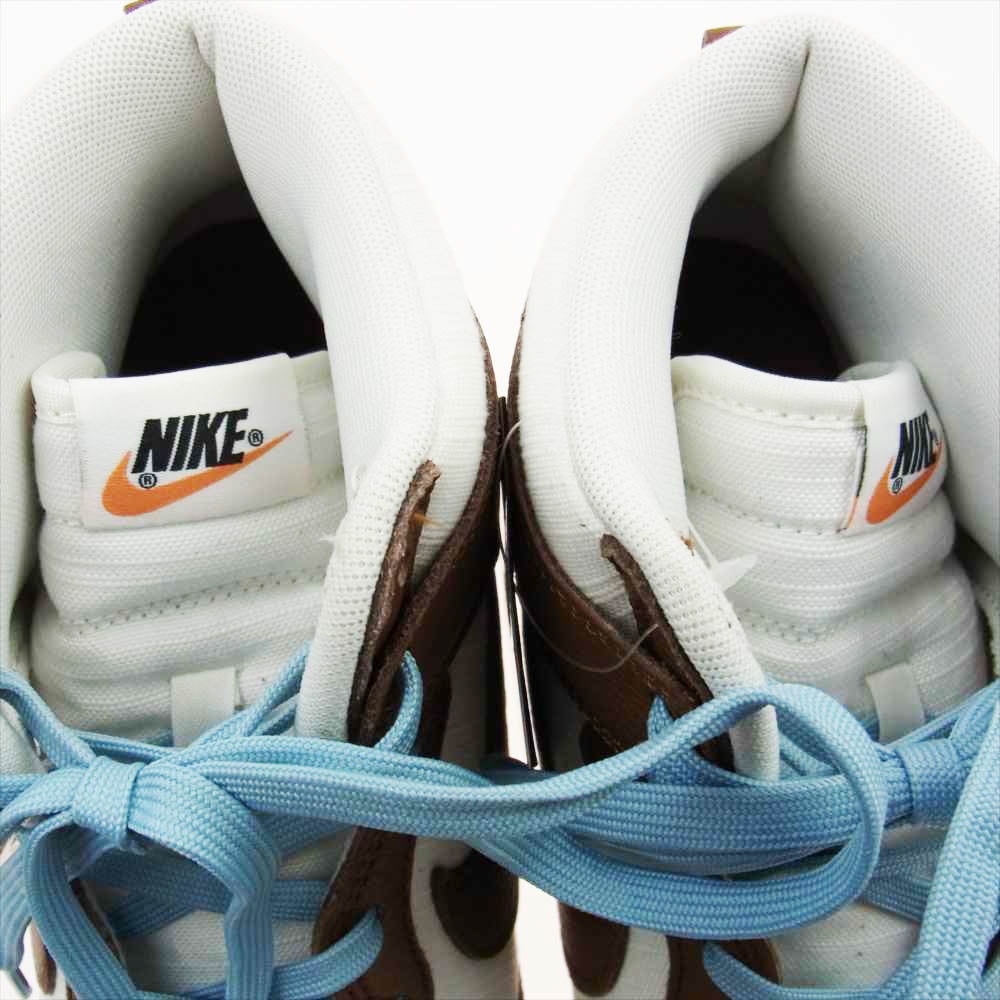 NIKE ナイキ DQ8800-200 DUNK HI RETRO PRM ダンク ハイ レトロ プレミアム ピーカン スニーカー ホワイト系 ブラウン系 30cm【新古品】【未使用】【中古】