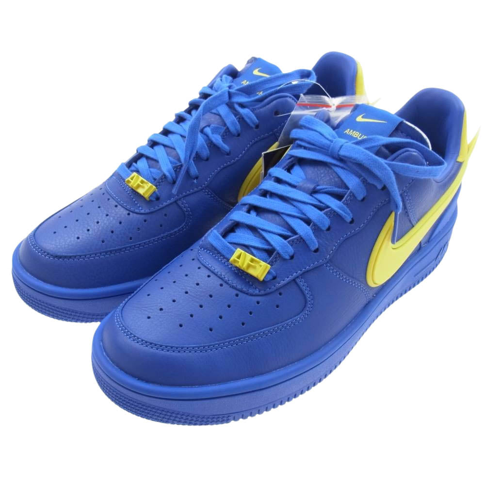 NIKE ナイキ DV3464-400 AIR FORCE 1 LOW SP AMBUSH GAME ROYAL エアフォース ロー スペシャル アンブッシュ スニーカー ブルー系 イエロー系 30cm【新古品】【未使用】【中古】
