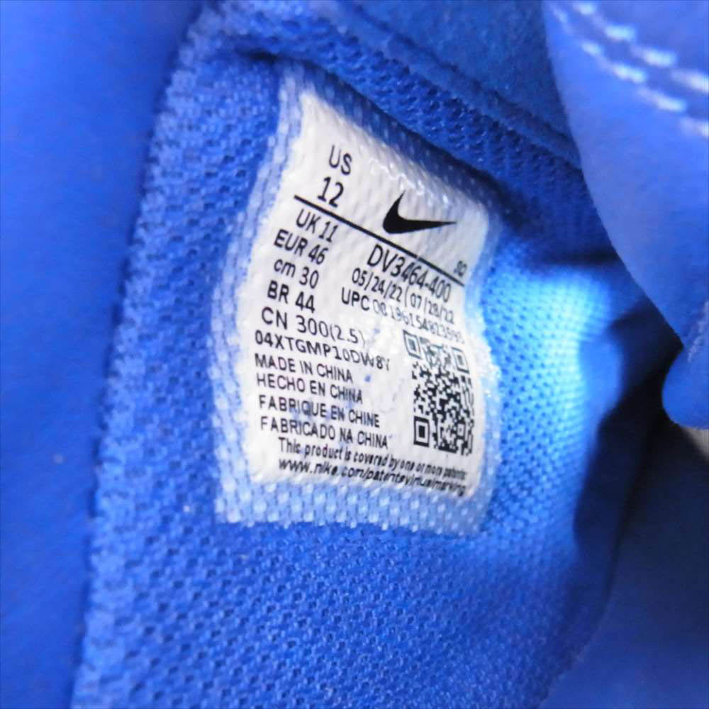 NIKE ナイキ DV3464-400 AIR FORCE 1 LOW SP AMBUSH GAME ROYAL エアフォース ロー スペシャル アンブッシュ スニーカー ブルー系 イエロー系 30cm【新古品】【未使用】【中古】