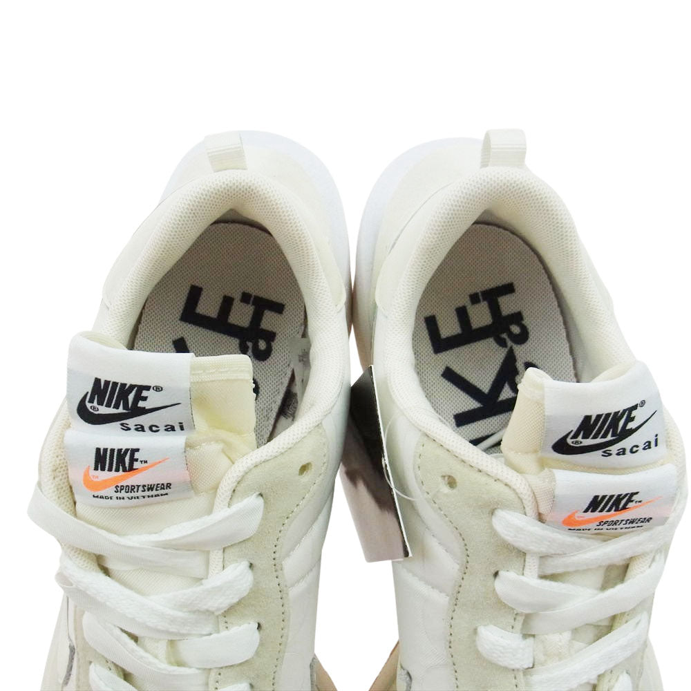 NIKE ナイキ DD1875-100 VAPORWAFFLE SACAI ヴェイパーワッフル サカイ ホワイト オフホワイト系 ホワイト系 30cm【新古品】【未使用】【中古】