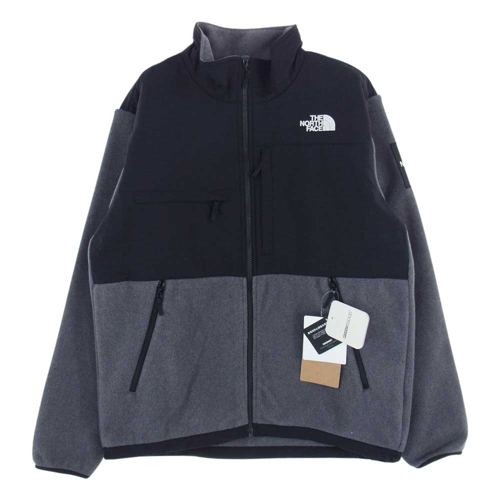 THE NORTH FACE ノースフェイス NA72051 DENALI JACKET デナリ フリース ジャケット ブラック系 グレー系 M【美品】【中古】