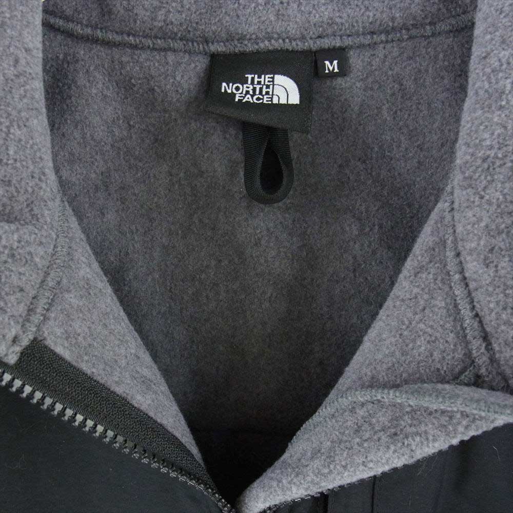 THE NORTH FACE ノースフェイス NA72051 DENALI JACKET デナリ フリース ジャケット ブラック系 グレー系 M【美品】【中古】