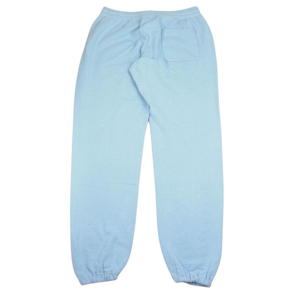 セントマイケル 22SS SM-S22-0000-053 ロゴプリント スウェットパンツ サックスブルー ブルー系 XL【美品】【中古】