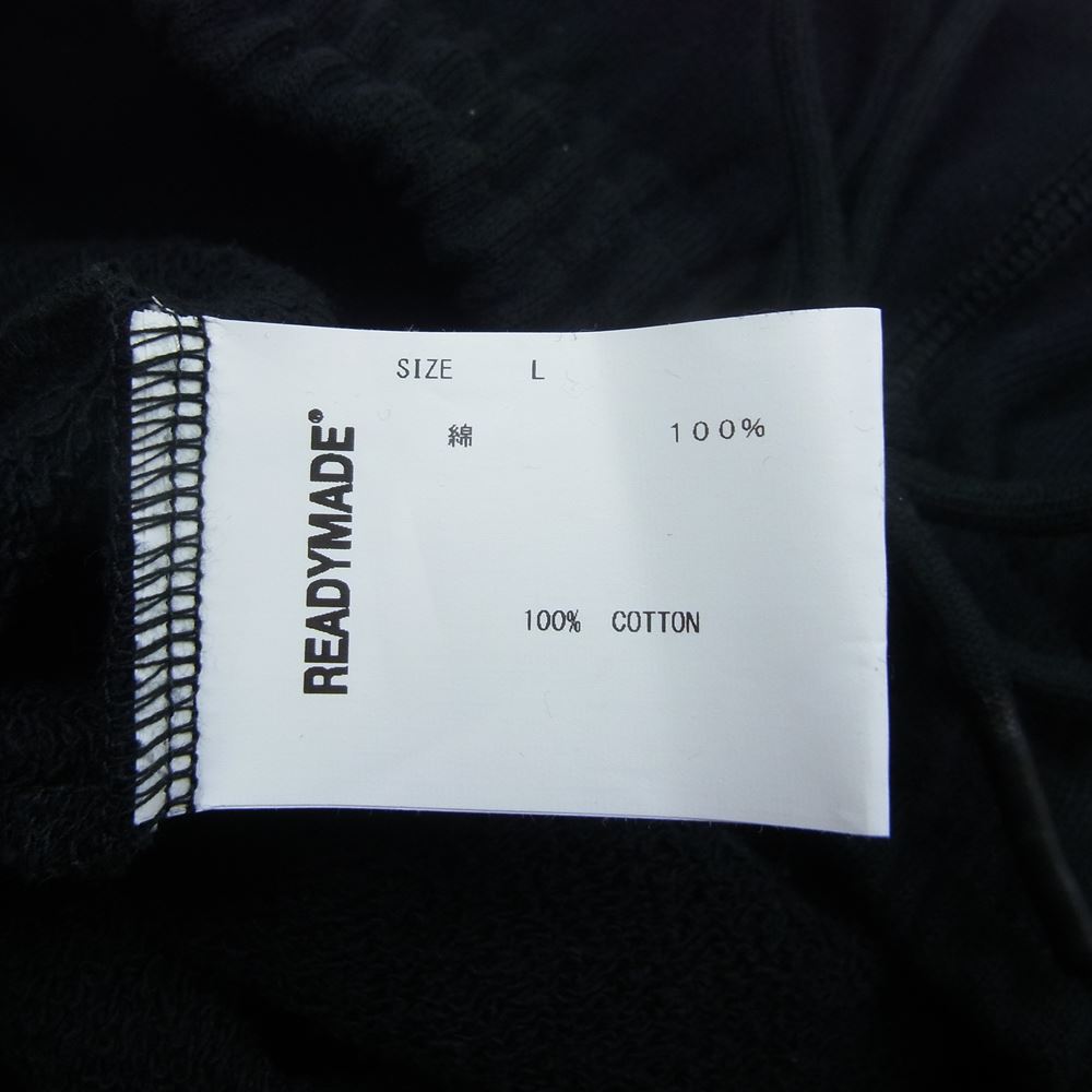 READY MADE レディメイド 22AW RM-K01-0000-132 DENIM TEARS CTNWR SW SHORTS MNS デニムティアーズ スウェット ショーツ ハーフパンツ ブラック系 L【美品】【中古】